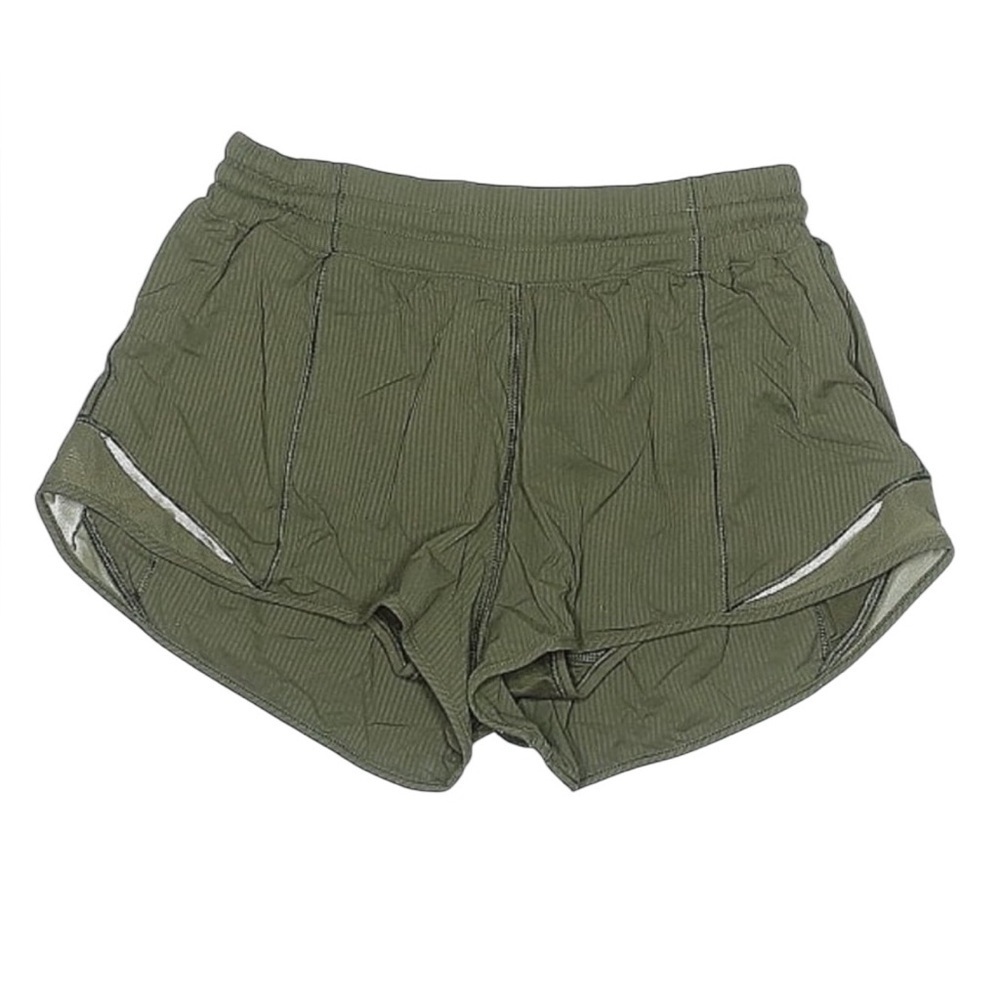 Lululemon Hotty Hot 2.5” Inseam Short Sz 10 Olive Green Orig $58 - Picture 8 of 8